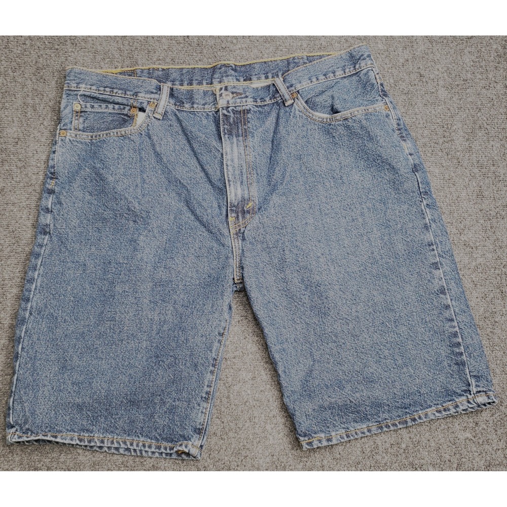 Levis 505 Shorts Mens 40 Blue‎ Denim Regular Fit